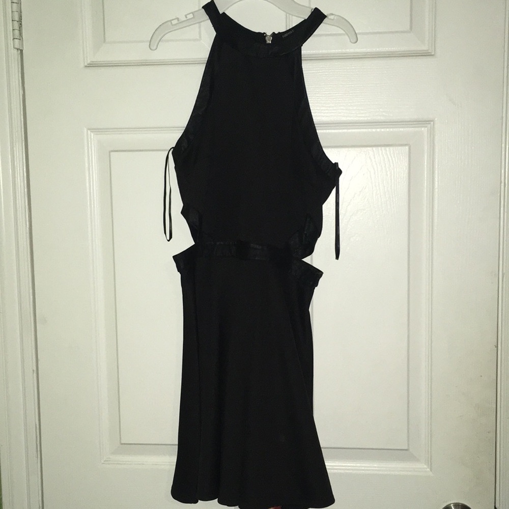Black Halter Top Dress